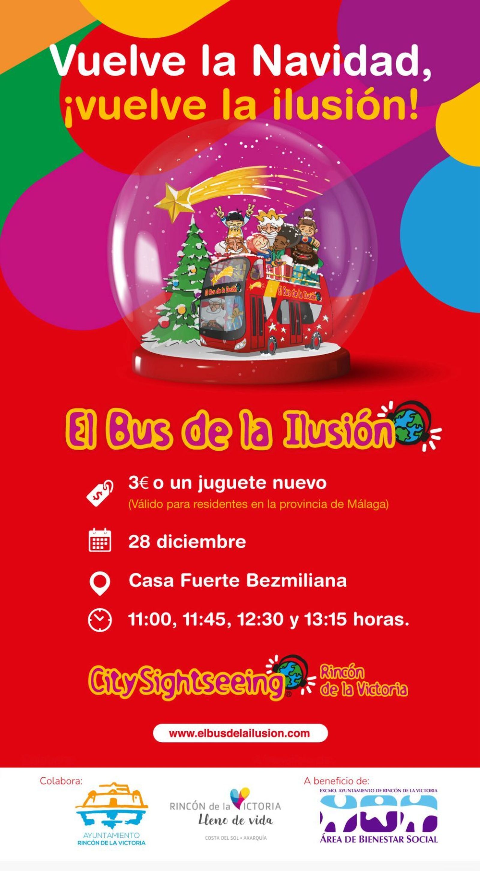 Cartel del 'Bus de la Ilusión'