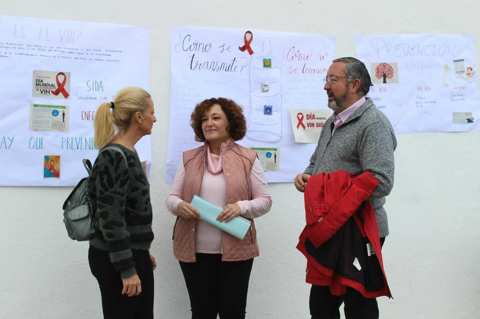 Jornada informativa sobre el Sida en el IES Sierra de Mijas.