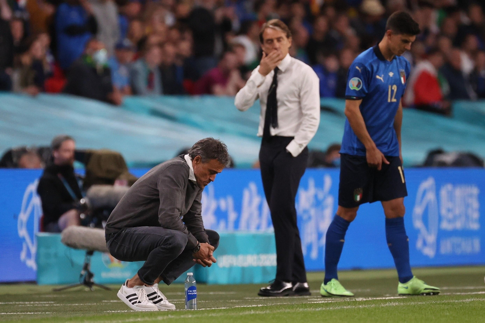 Las imágenes de la semifinal Italia-España de Eurocopa