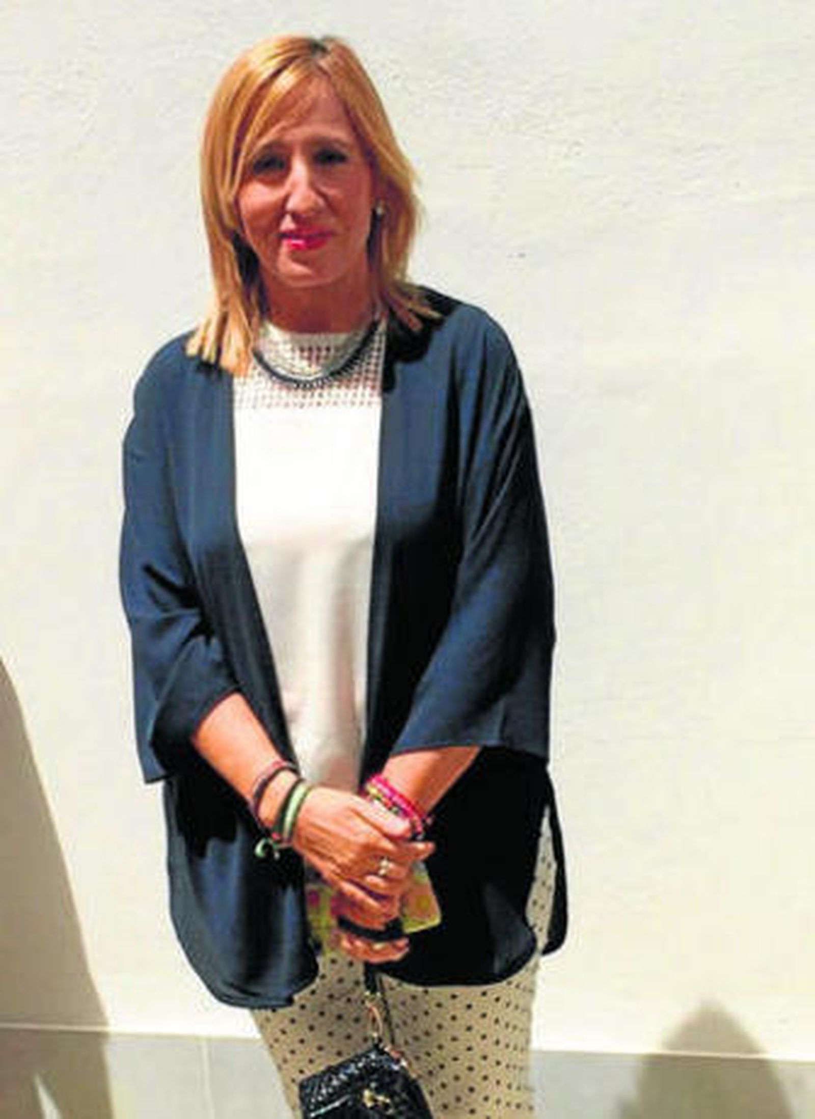 La alcaldesa de Los Molares, Rosa María Moreno.