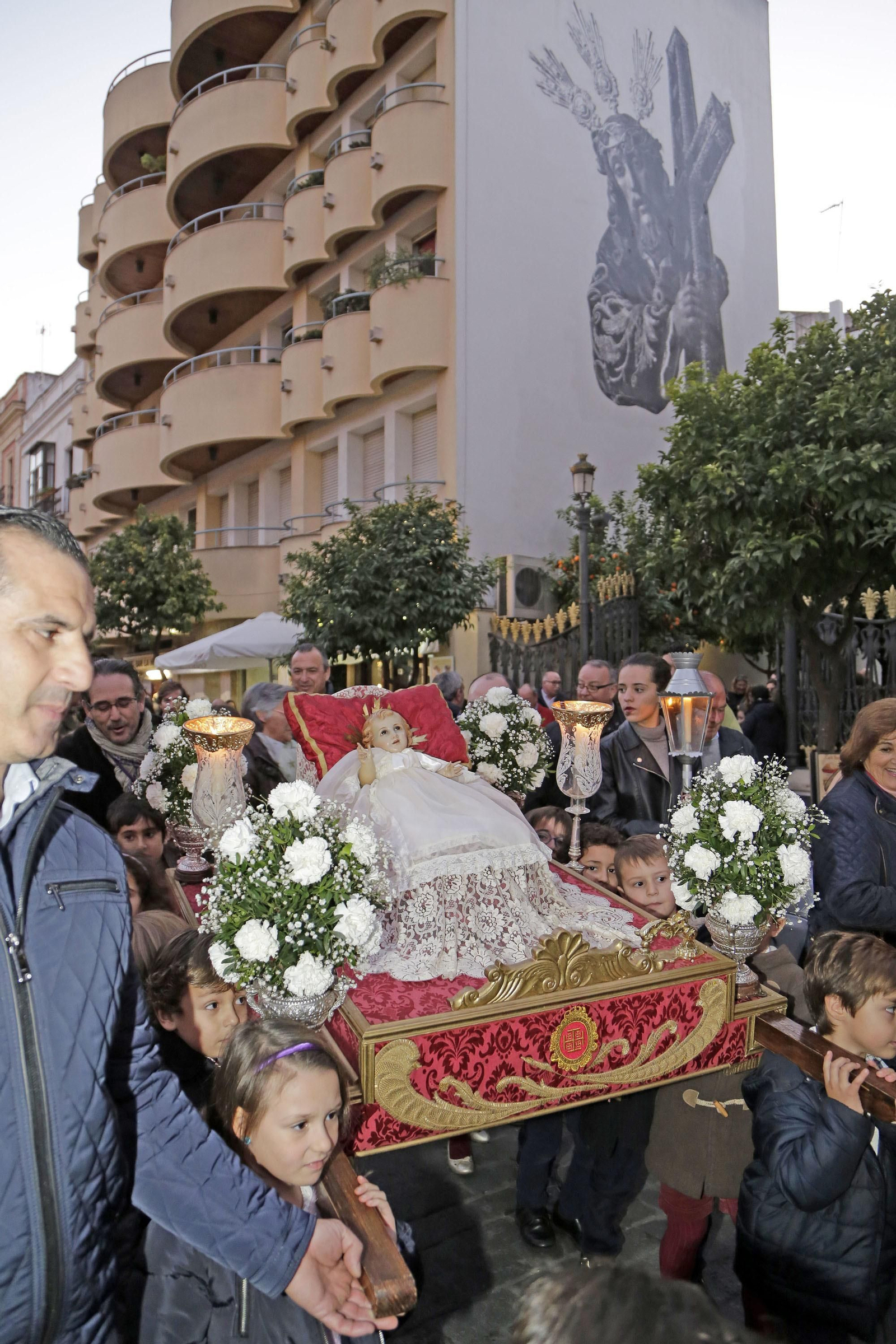 Procesión del Niño Jesús hacia el portal de Belén