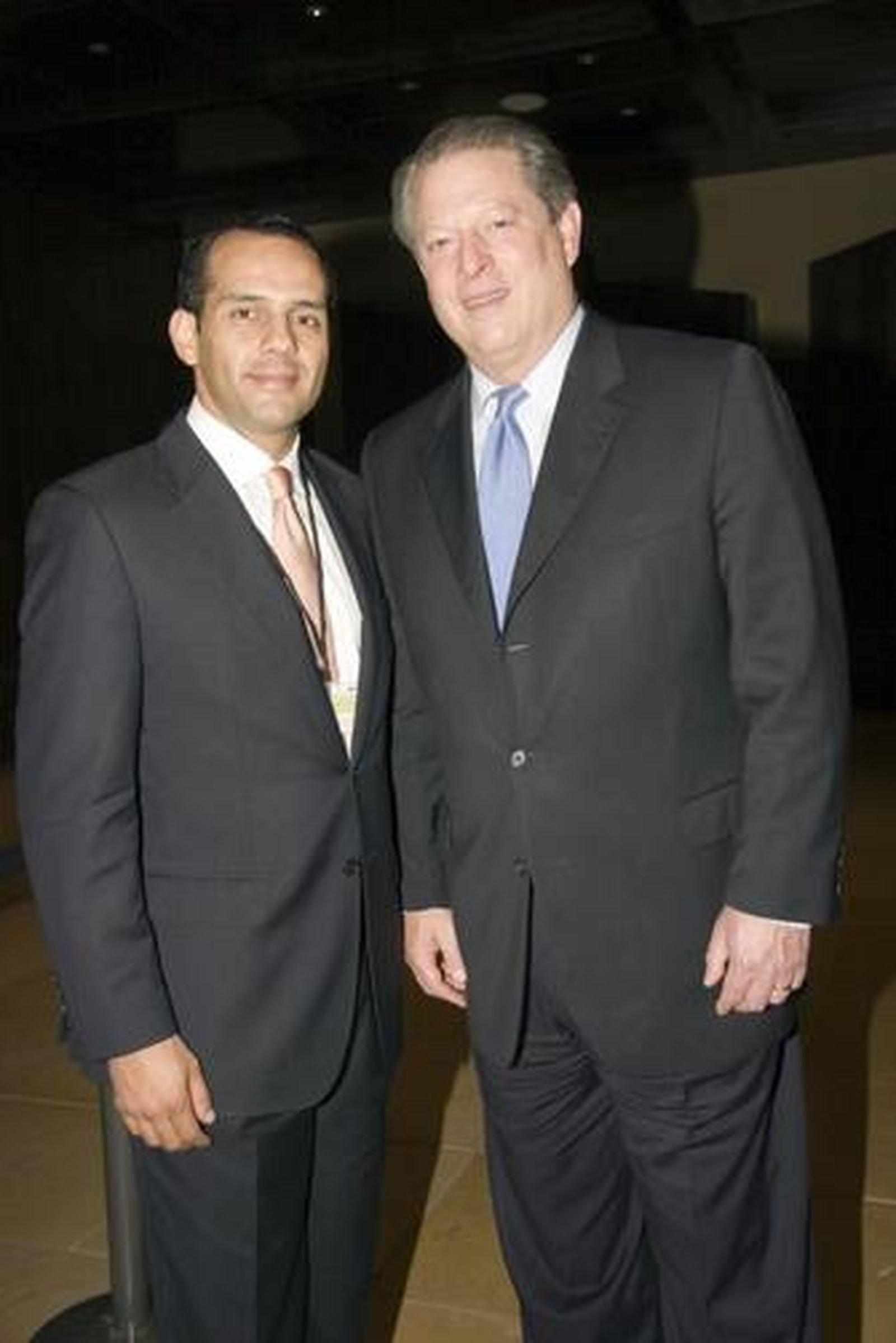 El empresario Juan Verde, junto al ex vicepresidente de EEUU, Al Gore.
