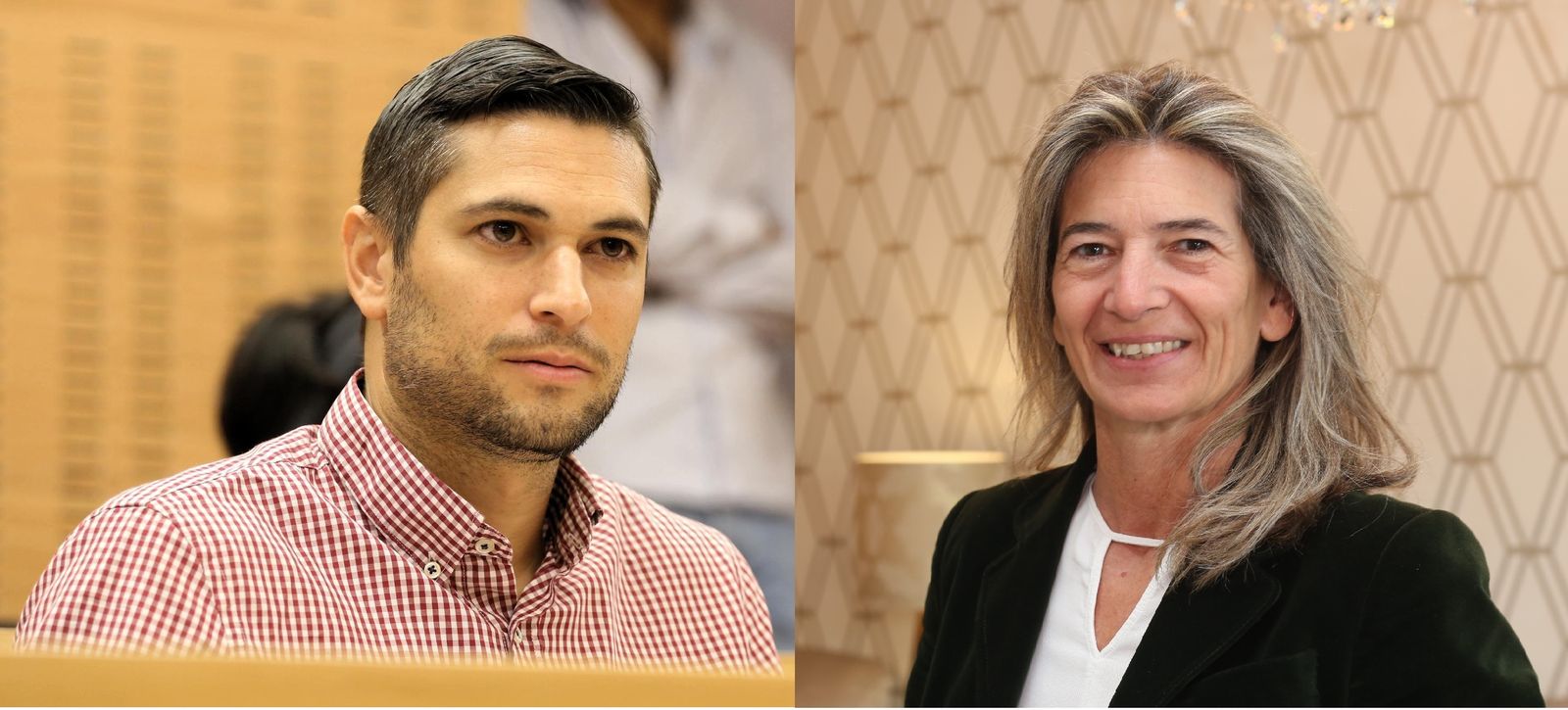 Ángel González y Danuxia Enciso.