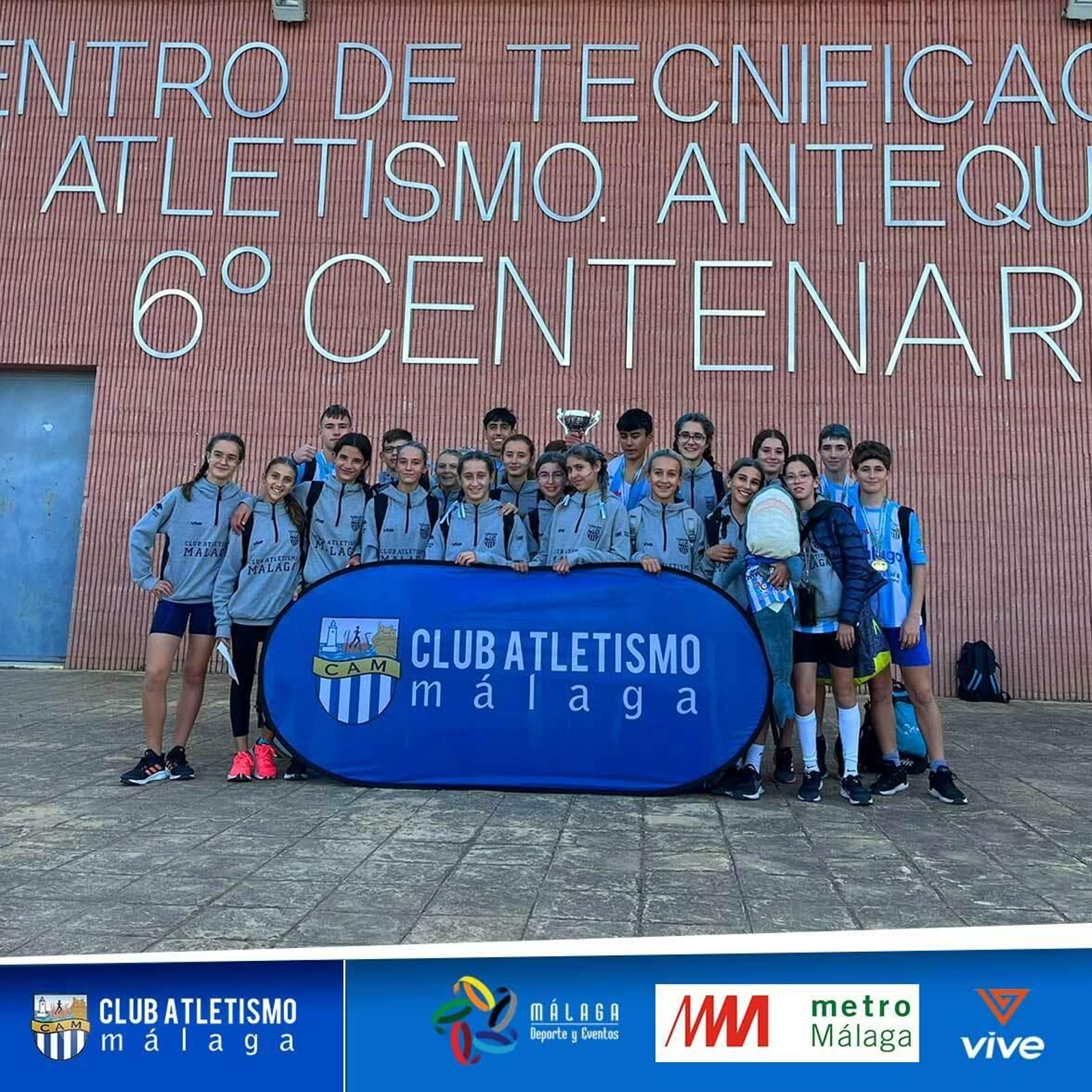 El Club Atletismo Málaga, campeón de Andalucía sub 14