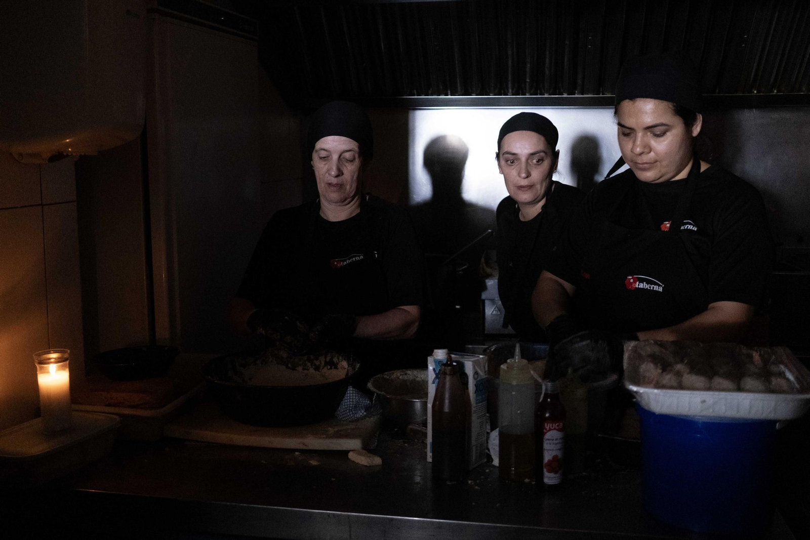 Apagón en Ronda, en imágenes