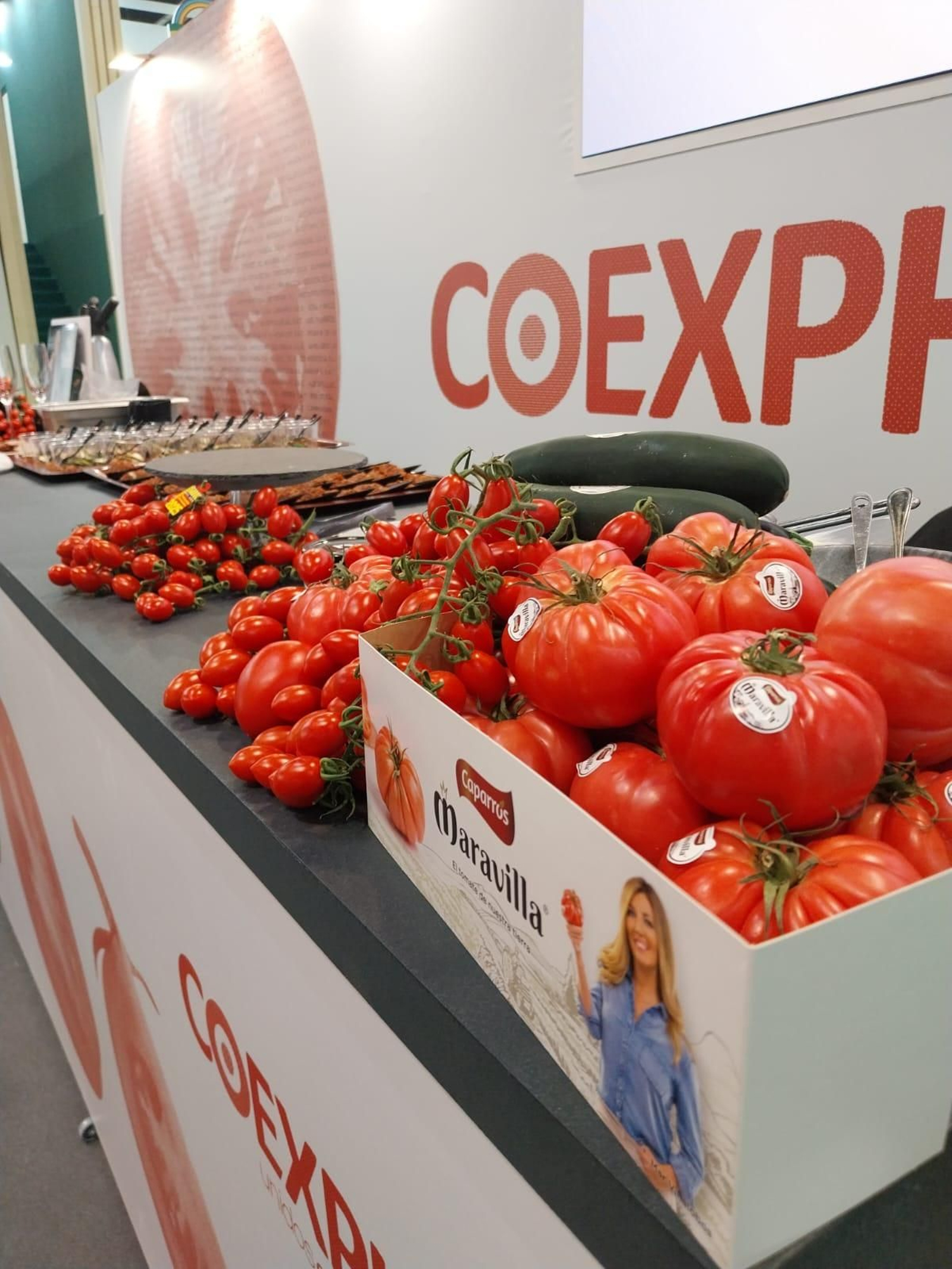 El Tomate Maravilla de Grupo Caparrós, en un showcooking en Fruit Attraction.