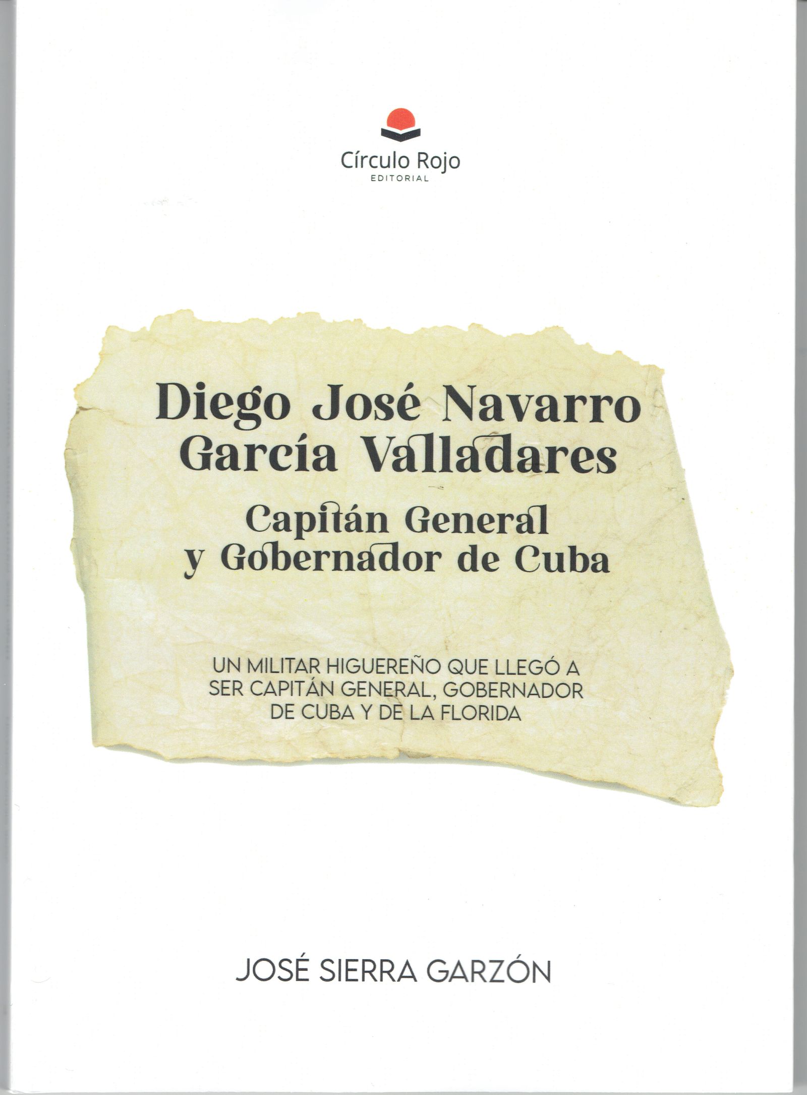 La portada del libro de José Sierra sobre Diego José Navarro.