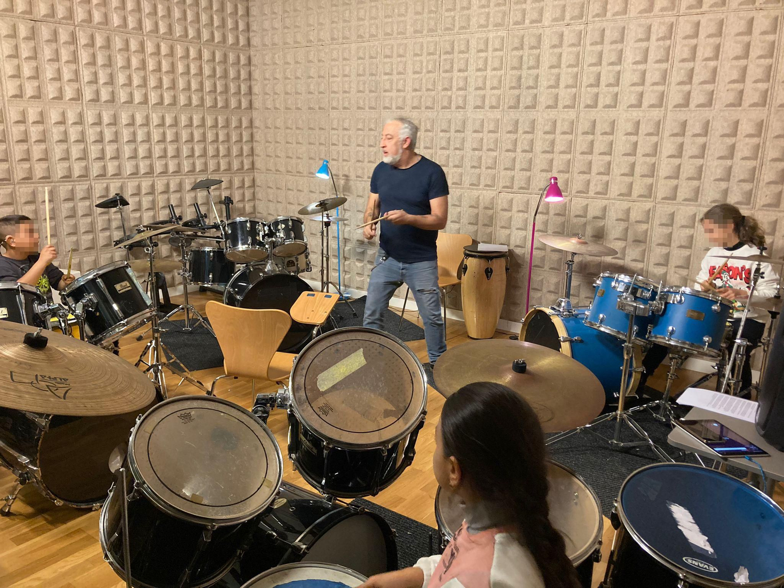 Eric durante una de las sesiones.