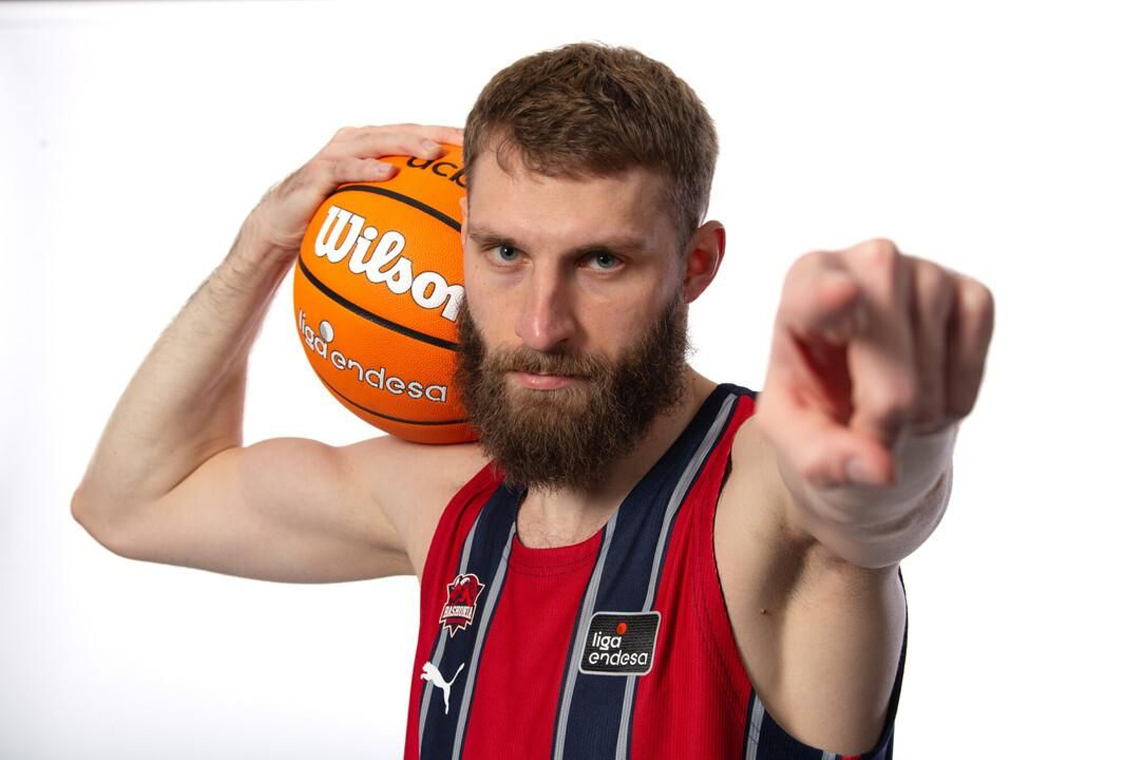 Radzevicius, en una sesión de fotos.