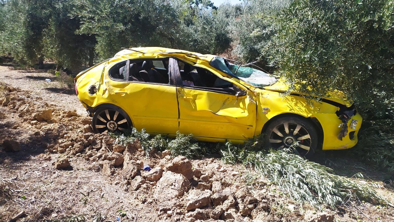 Estado en el que quedó el vehículo.