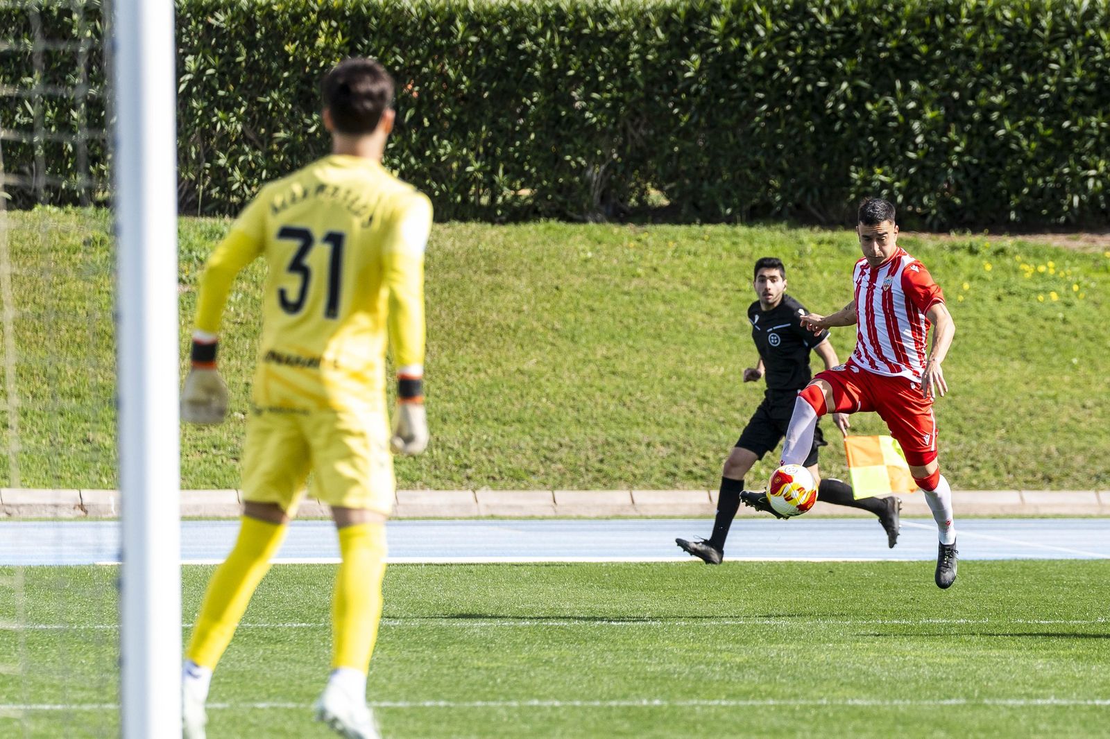 Las imágenes del Almería B y Atlético Malagueño en el Anexo de los Juegos Mediterráneos