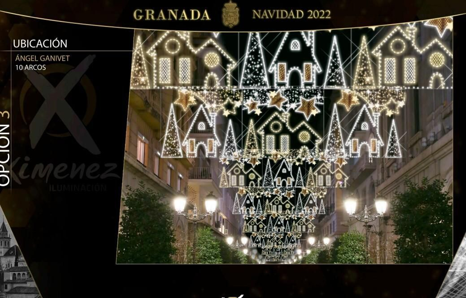 Estas son las luces de Navidad del Centro de Granada, calle por calle