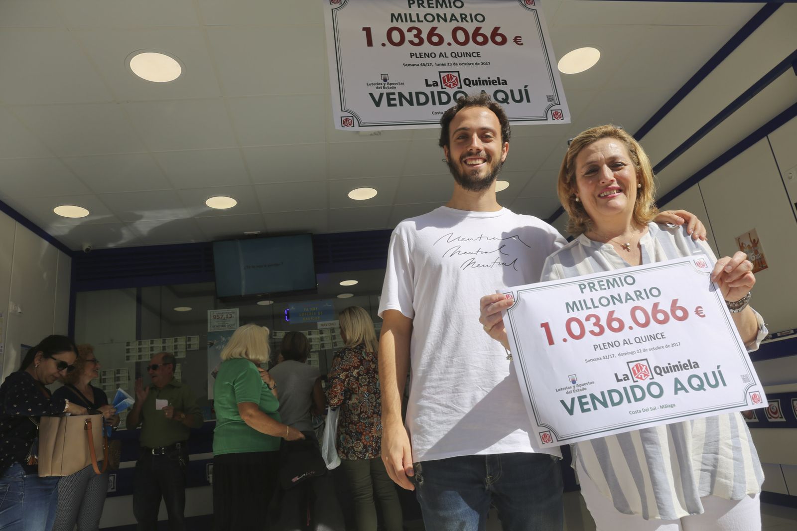 Un malagueño, millonario por La Quiniela