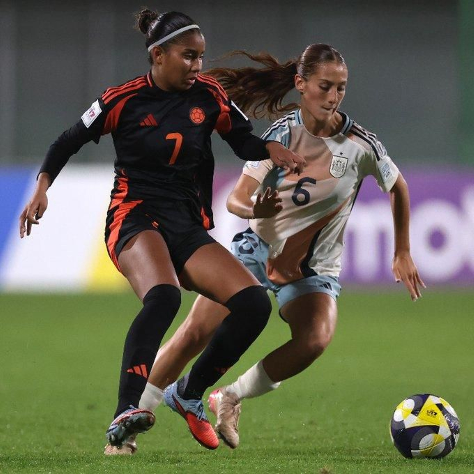 Vero Molina, en un partido con España en el Mundial Sub 17