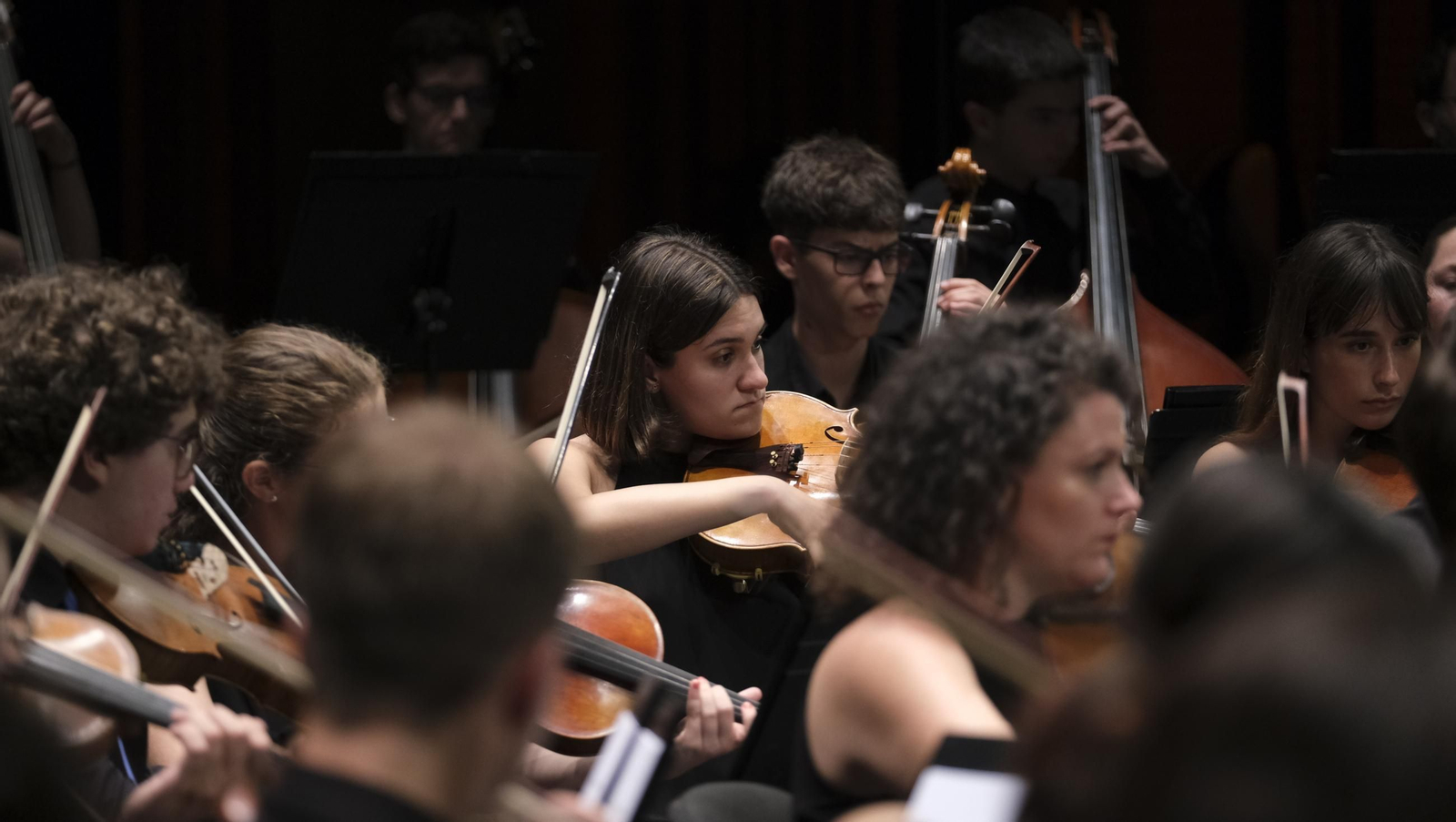 Concierto de la Orquesta de la Ual en los cursos de verano, en imágenes