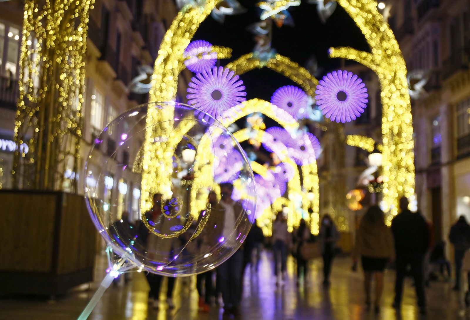 Fotos del primer sábado tras el encendido del alumbrado Navideño