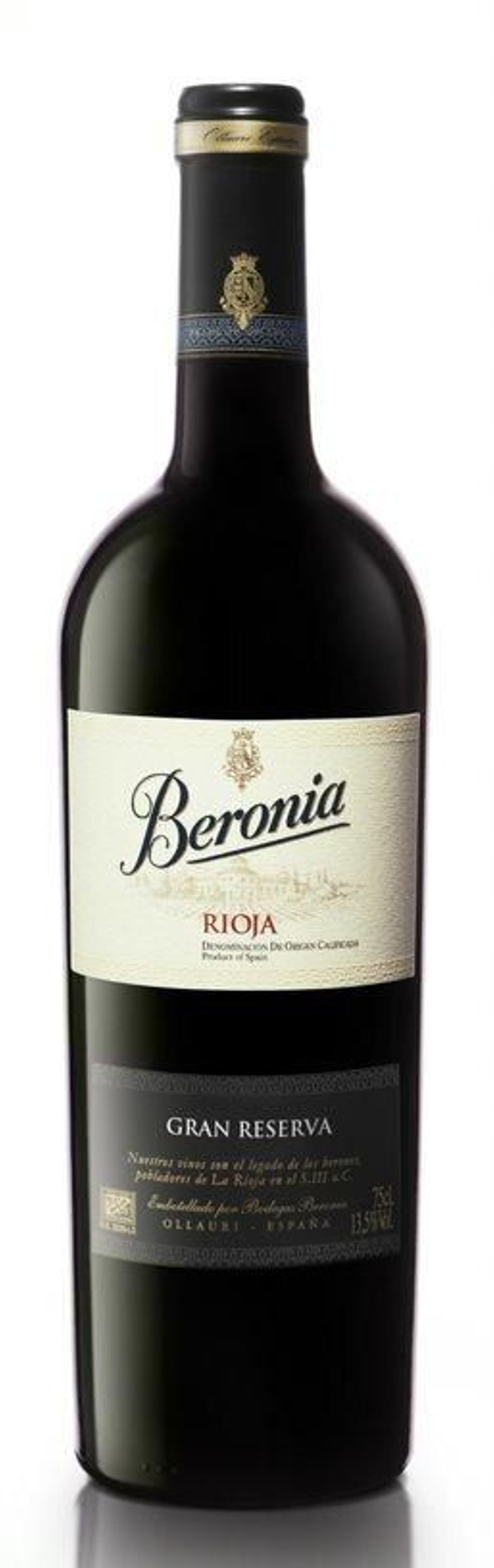 Beronia Gran Reserva.