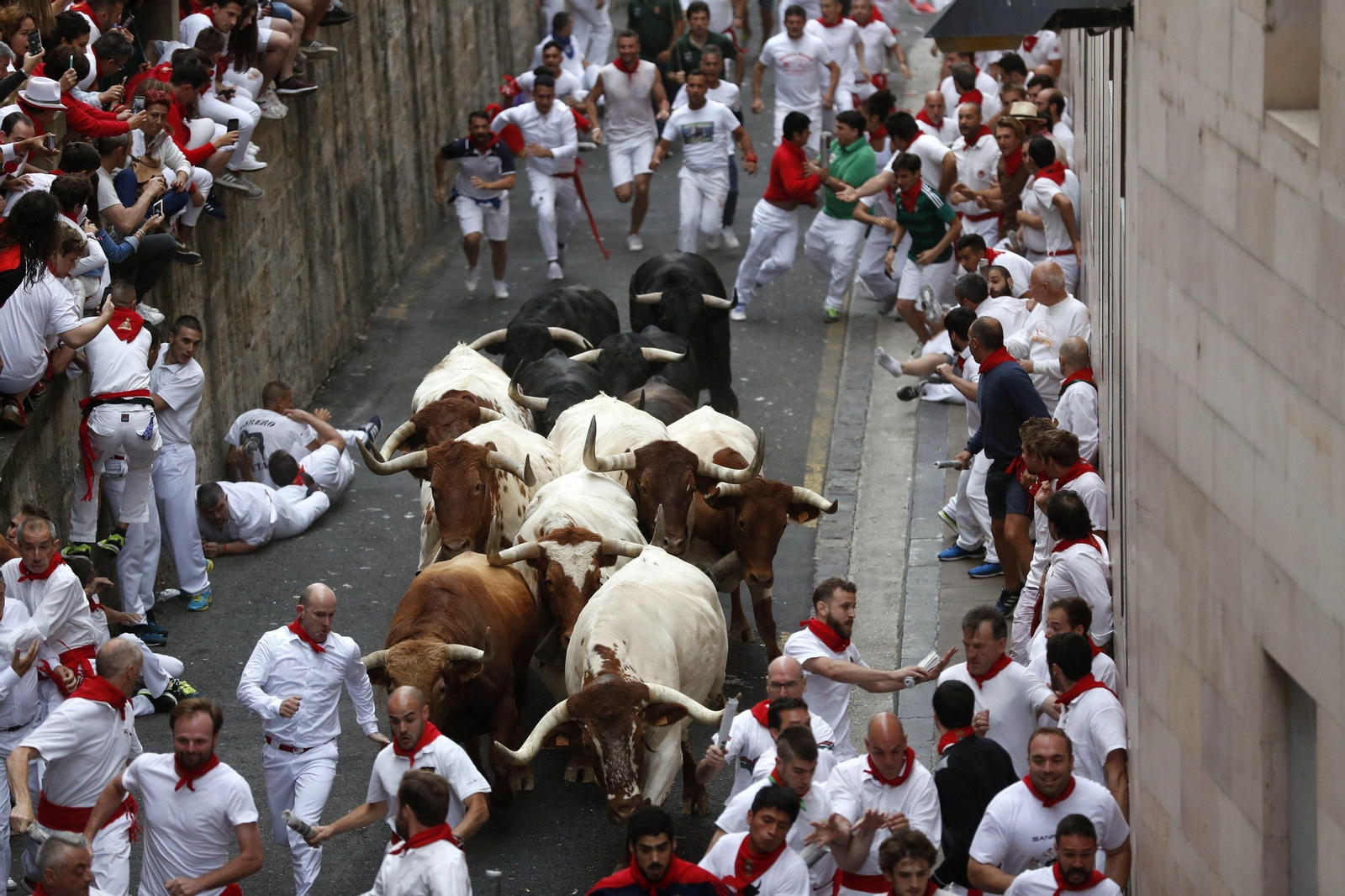 Primer encierro de los sanfermines 2019