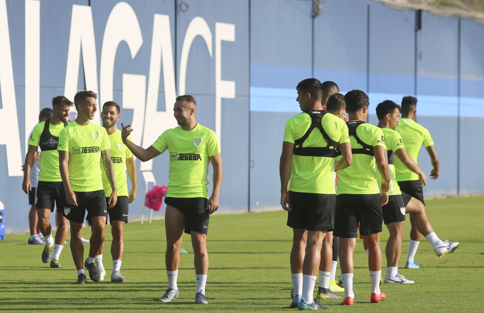 Las fotos del entrenamiento del Málaga en el Anexo de La Rosaleda