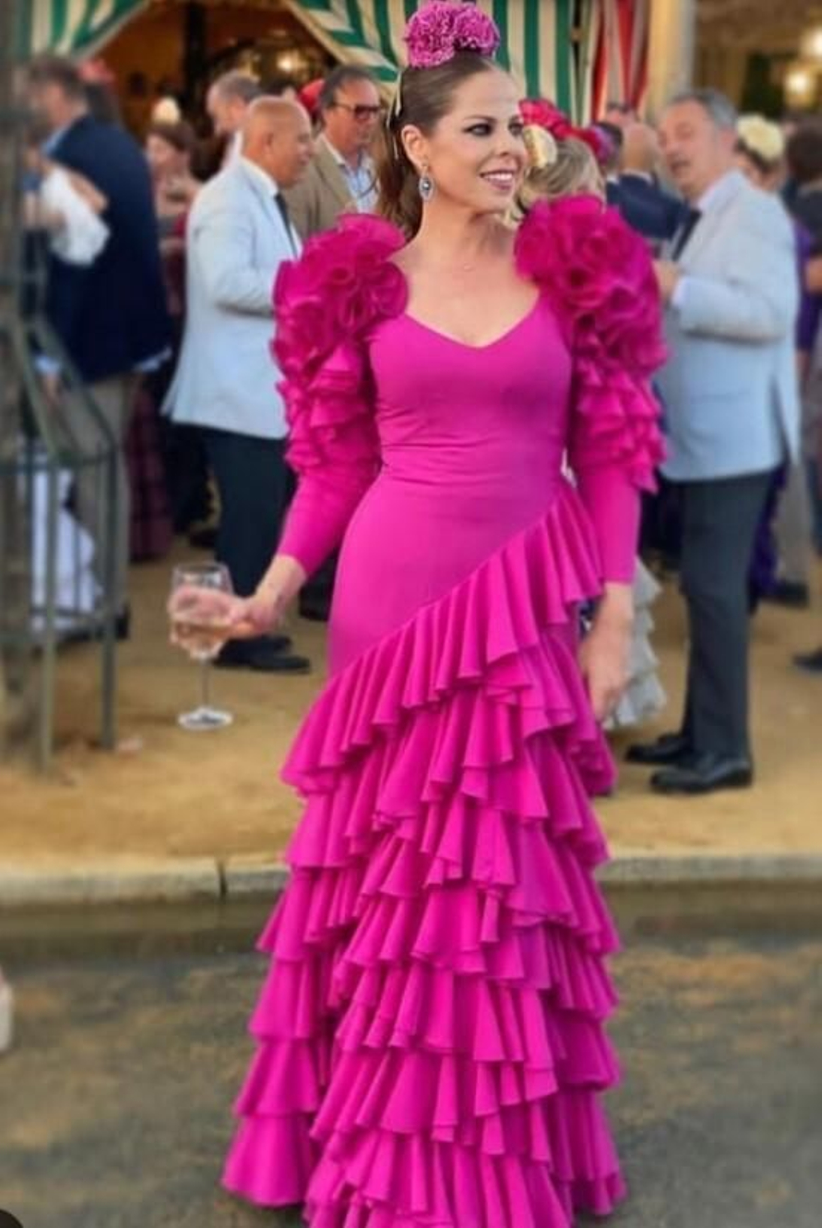 Pastora Soler en un posado vespertino