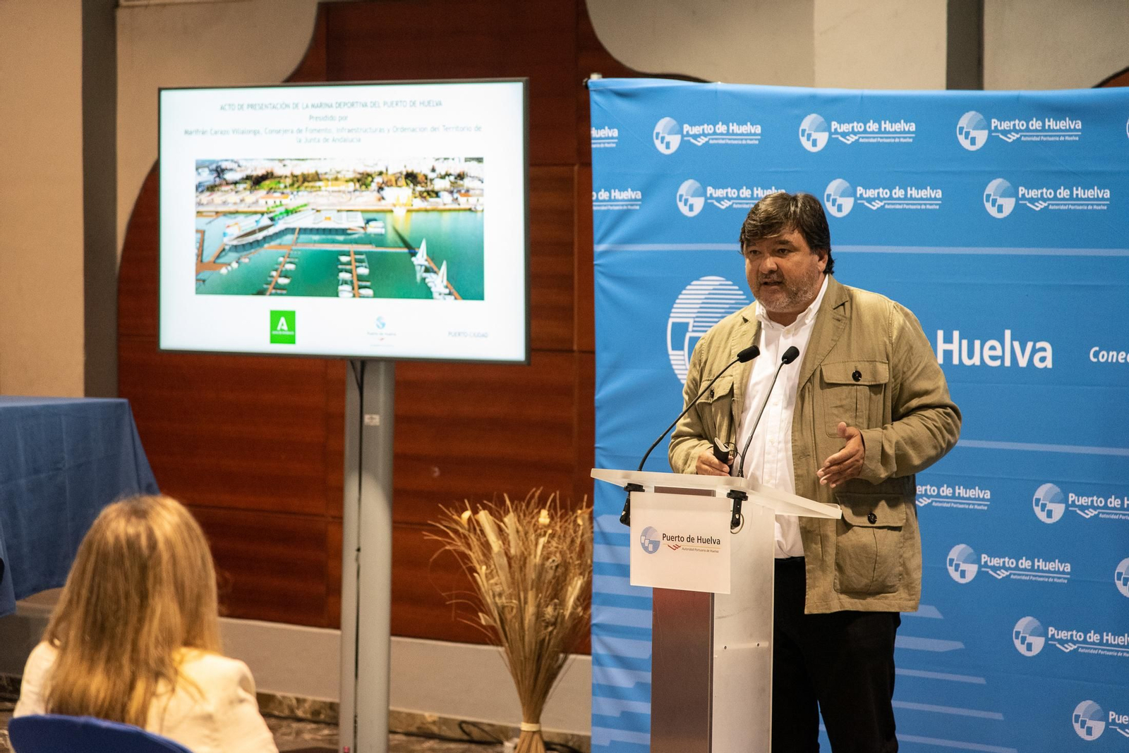 Imágenes de la presentación de la marina del Odiel del Puerto de Huelva