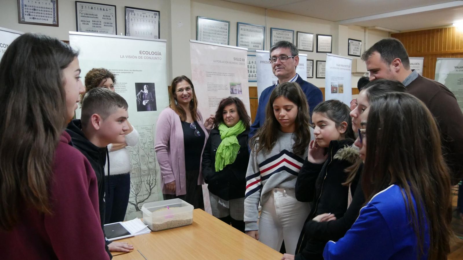 El alcalde visitó estas jornadas.