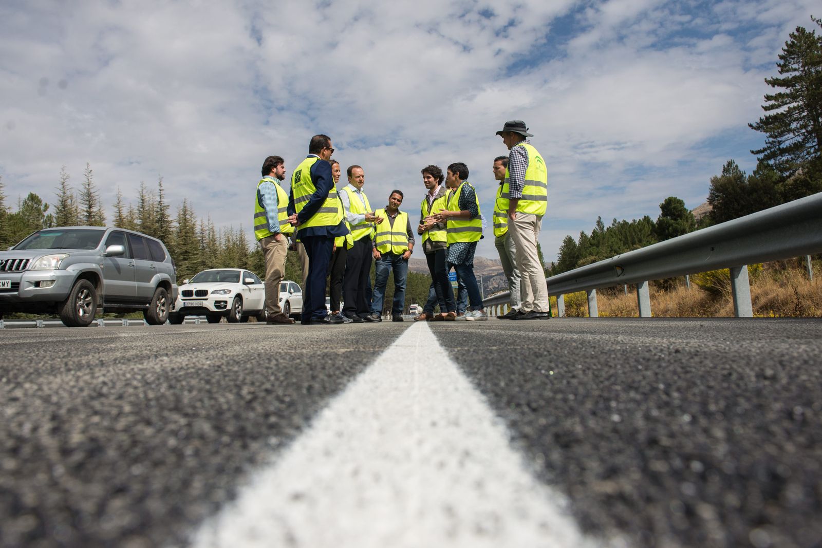El estudio se realiza en el tramo de la A-92 que está mejorando Fomento en el término de Huétor Santillán.