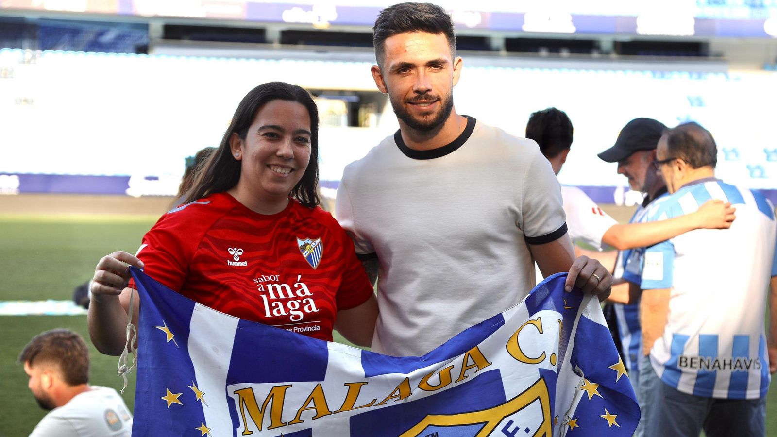 Las fotos del picnic en La Rosaleda para aficionados del Málaga