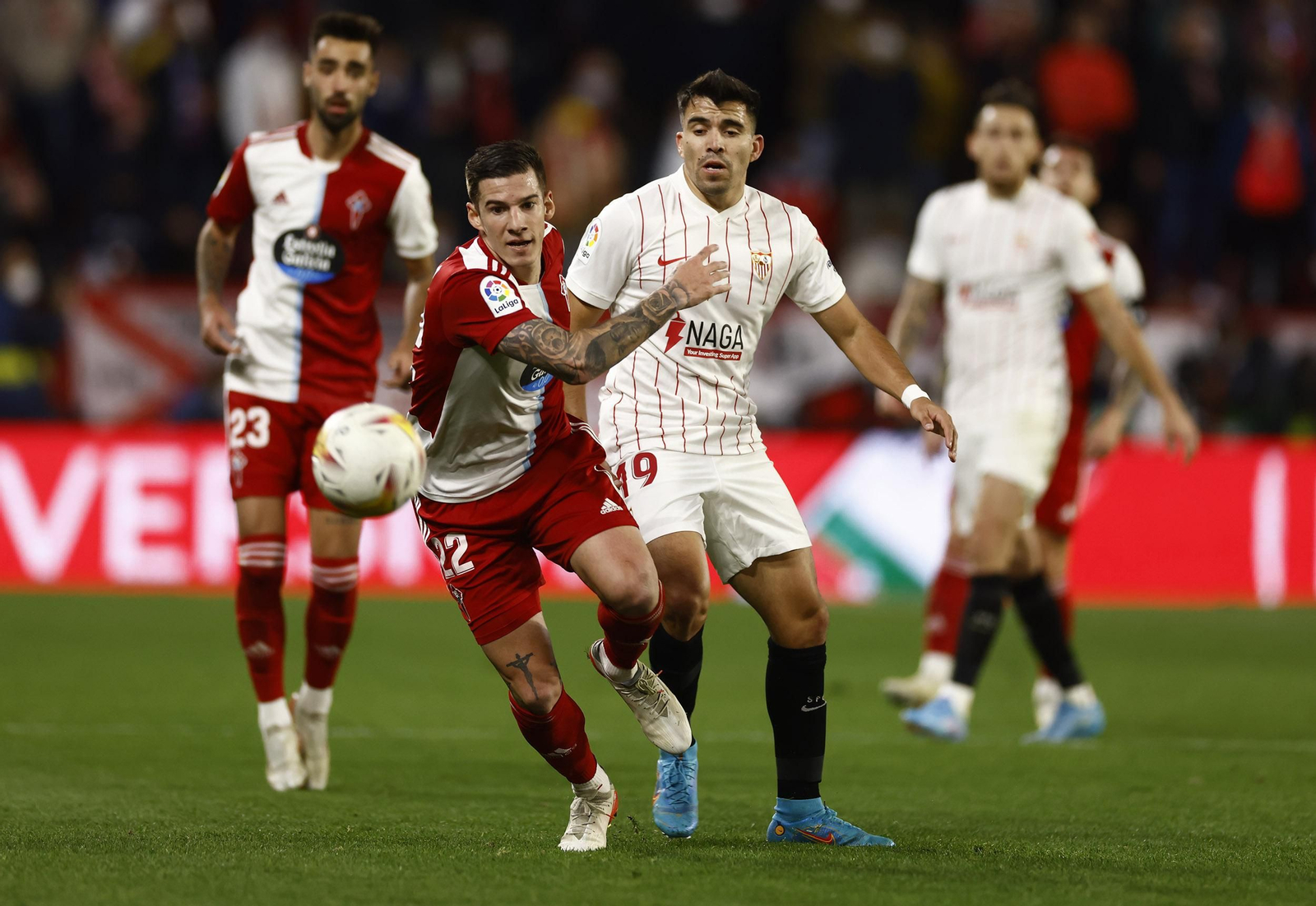 Las imágenes del Sevilla-Celta