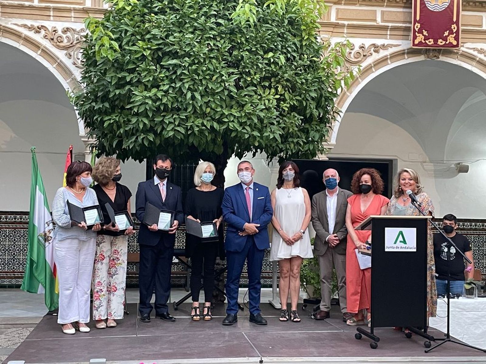 Homenaje en el IES Santo Domingo de El Puerto.