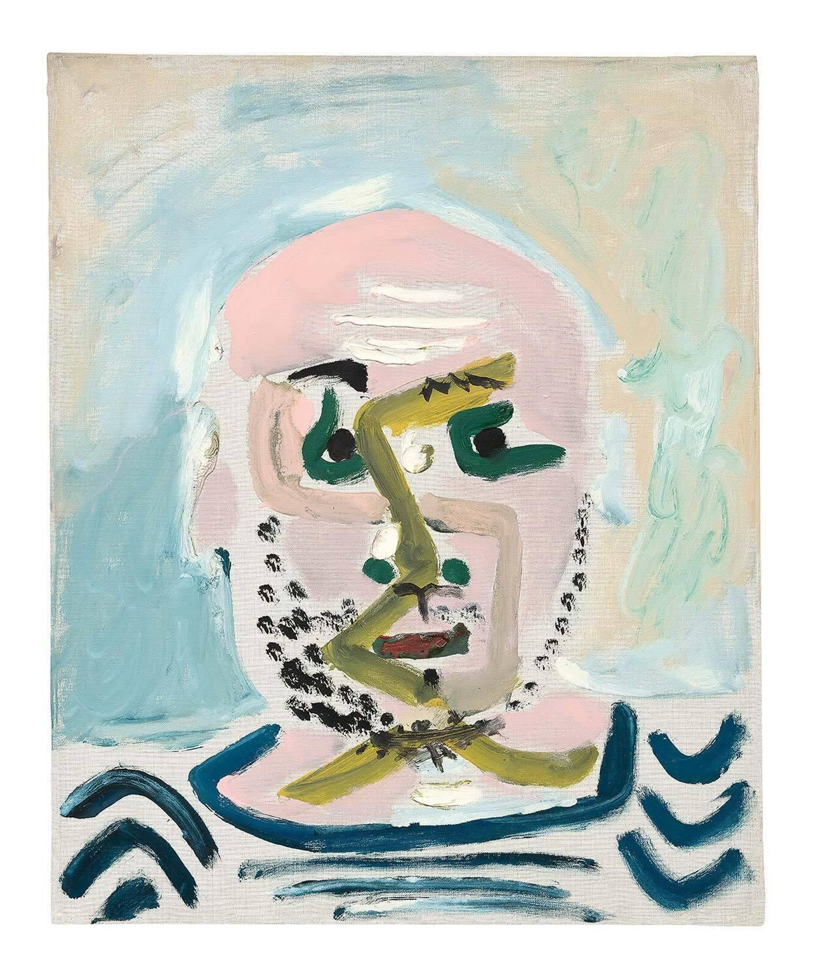 'Busto de hombre', Pablo Picasso 1965.