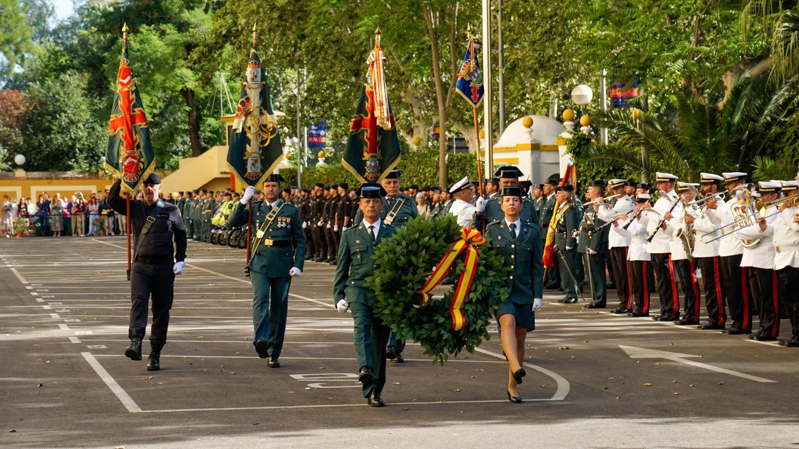 Homenaje a los caídos.