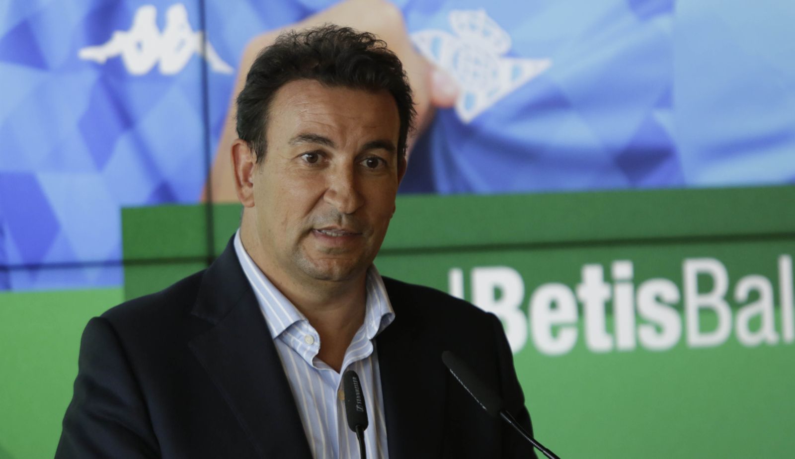 José Miguel López Catalán, en un acto del Betis.