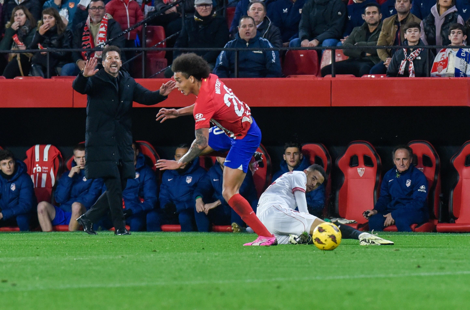 Las imágenes del Sevilla FC - Atlético de Madrid
