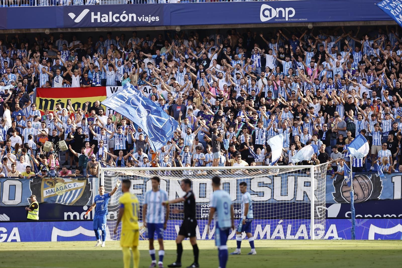 Búscate en las gradas de La Rosaleda durante el Málaga CF-Cádiz