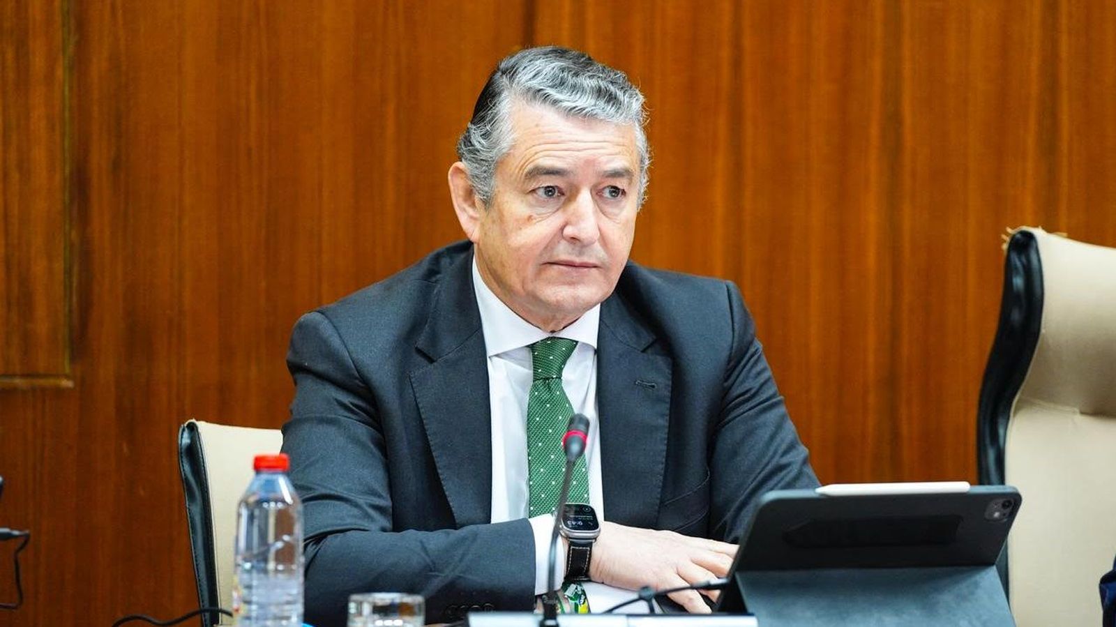 Antonio Sanz, consejero de Sanidad, Presidencia y Emergencias de la Junta de Andalucía.