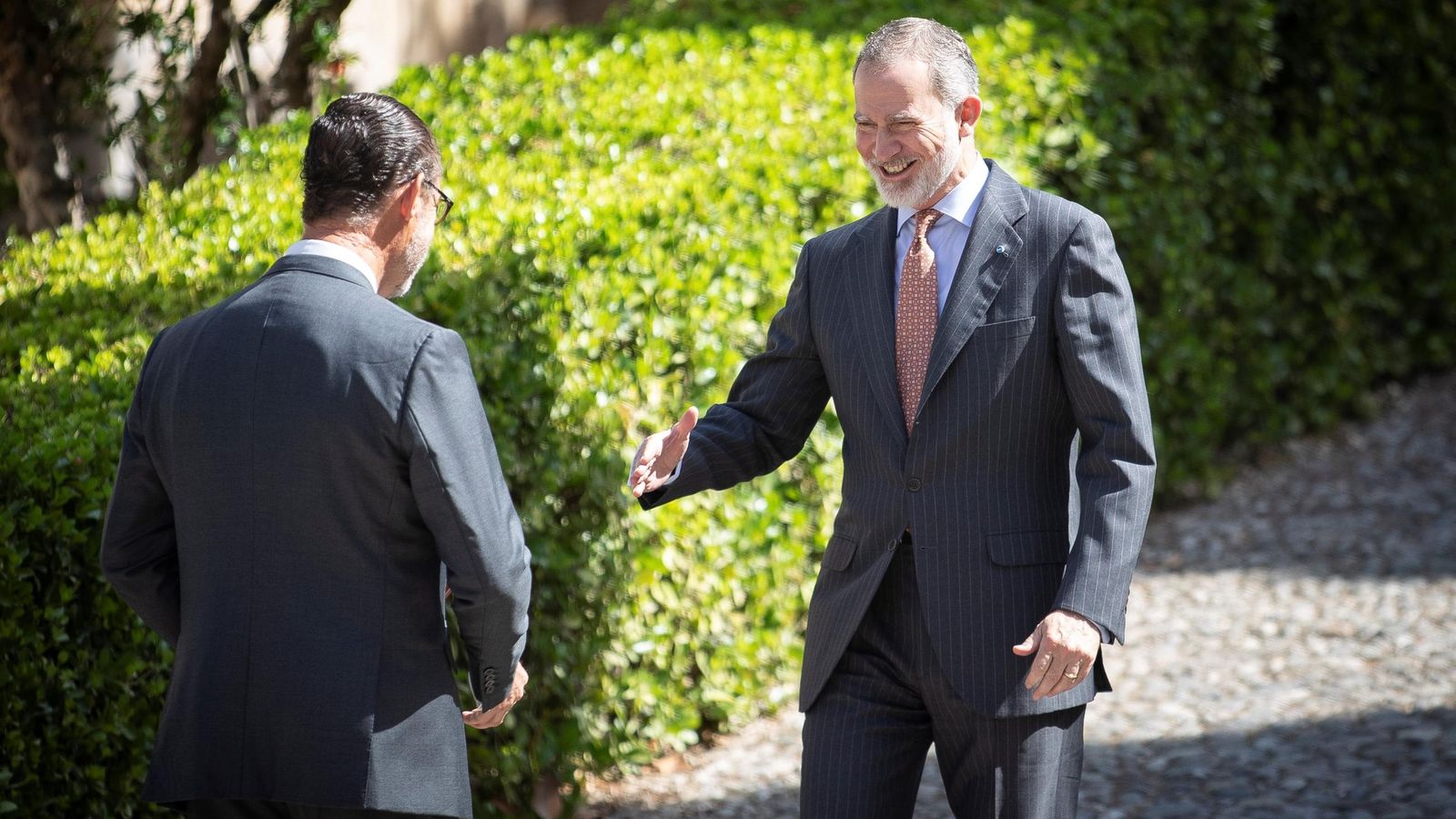 Las fotos de Felipe VI en el Real Monasterio de San Jerónimo de Granada en la reunión de las Reales Maestranzas de España