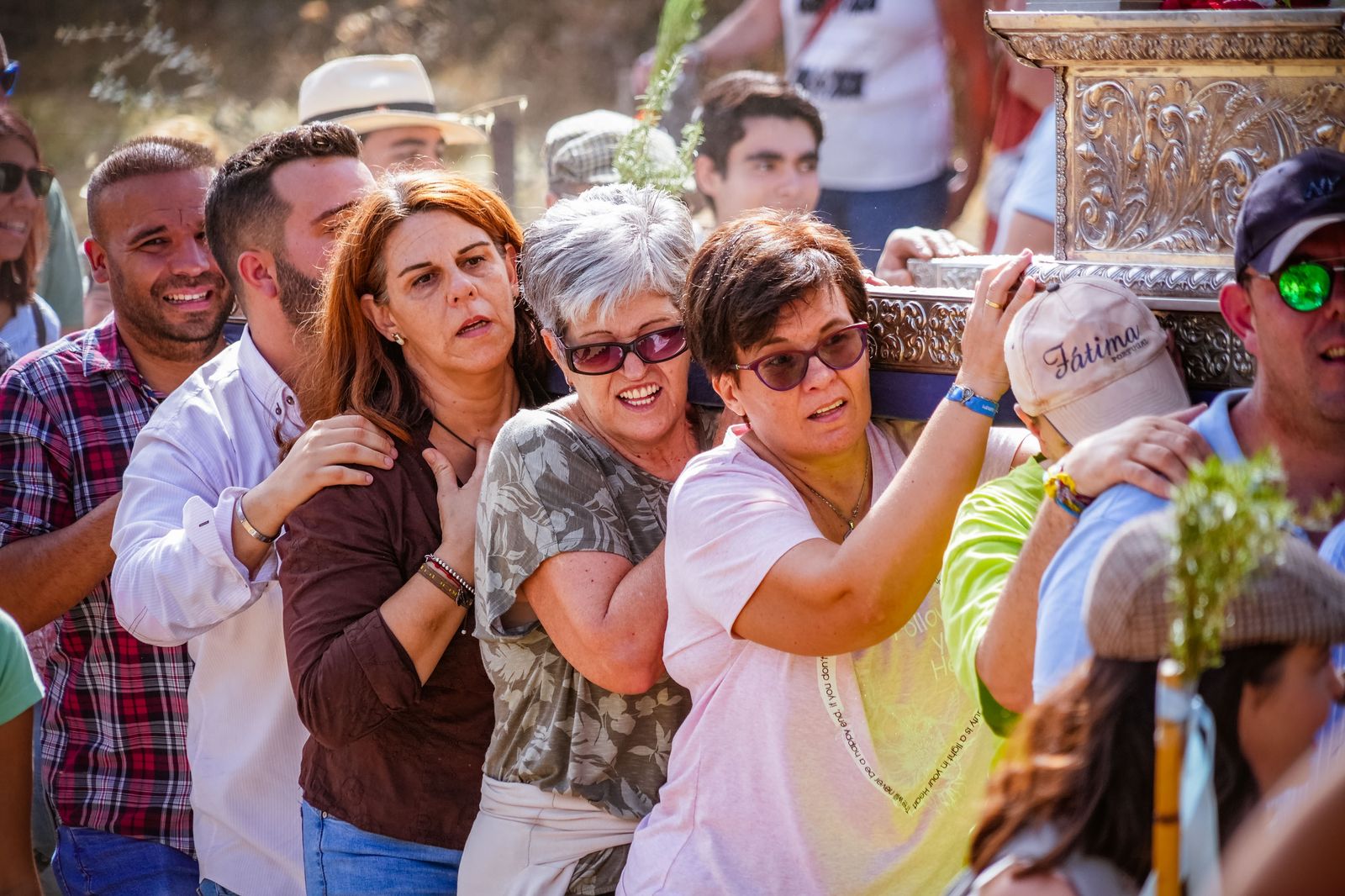 Las mejores imágenes del regreso de la Virgen de Luna a su santuario