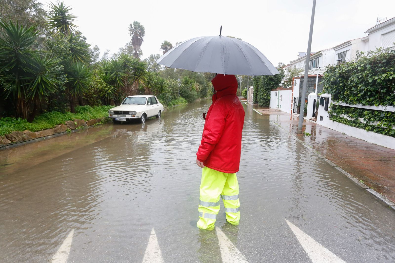 Fotos: Así amaneció el Campo de Gibraltar tras el paso de la borrasca Leonardo