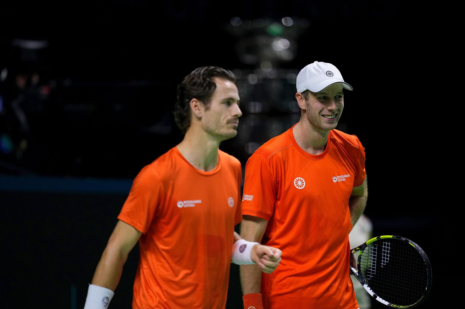 Las fotos de la derrota de España en el dobles ante Países Bajos