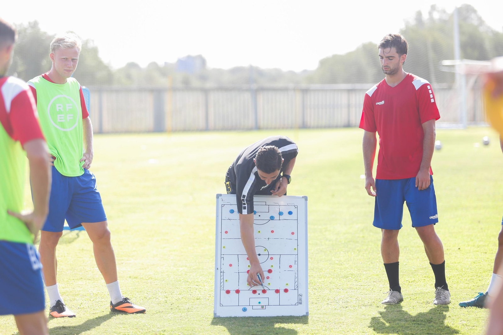 Las fotos del entrenamiento de pretemporada del Algeciras en La Menacha