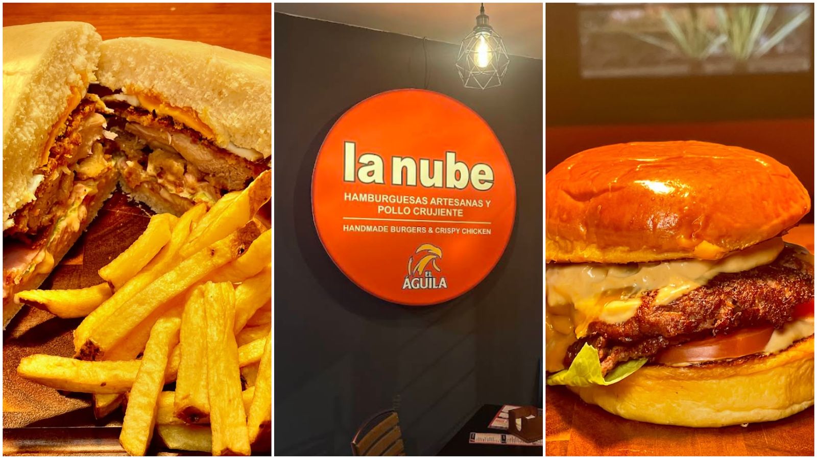 Camperos y hamburguesas de La Nube.