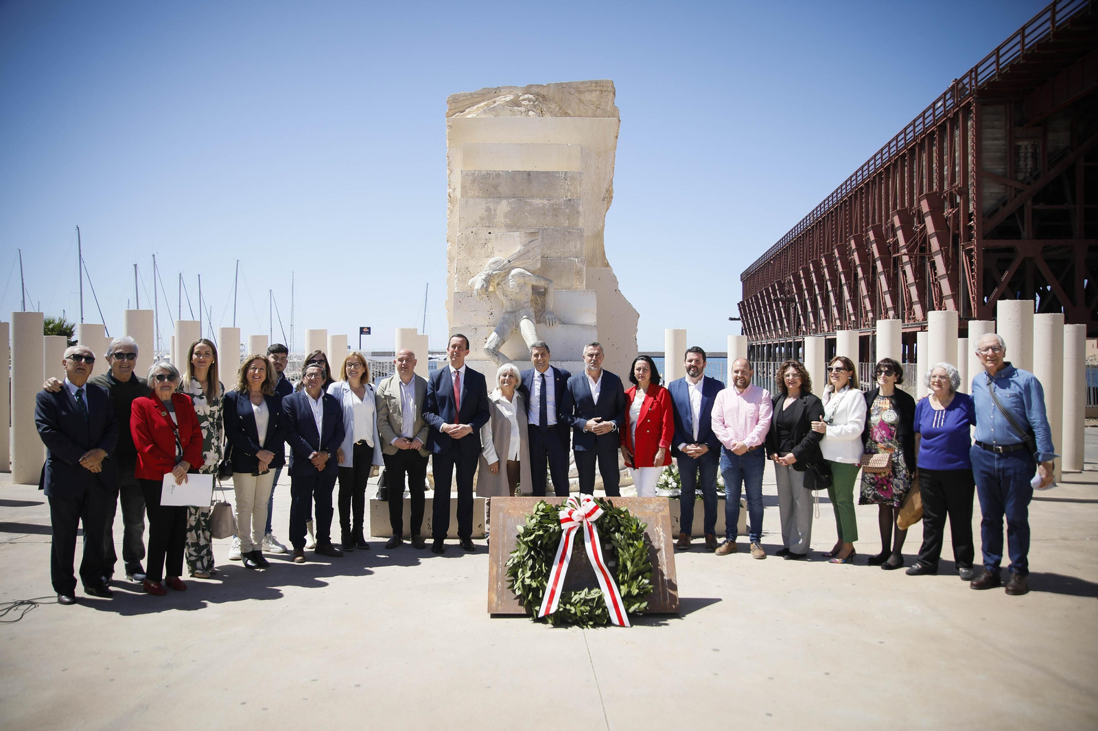 Acto de conmemoración a las víctimas del campo de concentración nazi de Mathausen, en imágenes