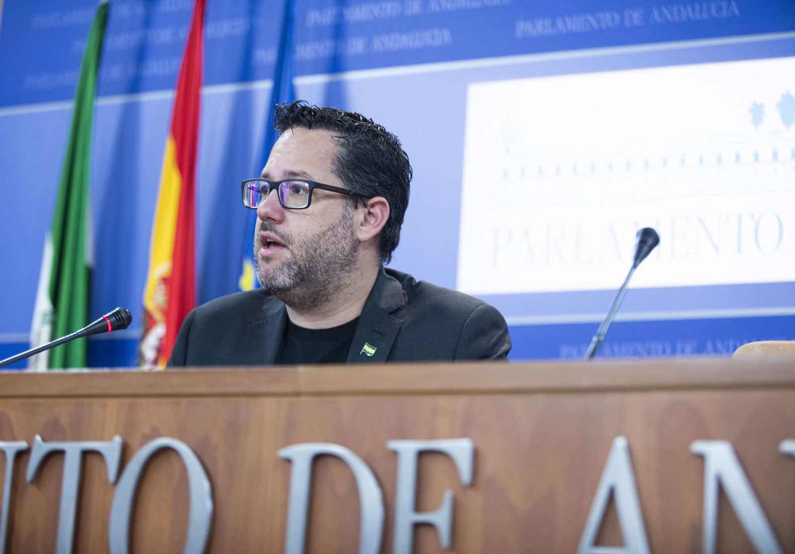 José Ignacio García es el portavoz de Adelante Andalucía en el Parlamento.