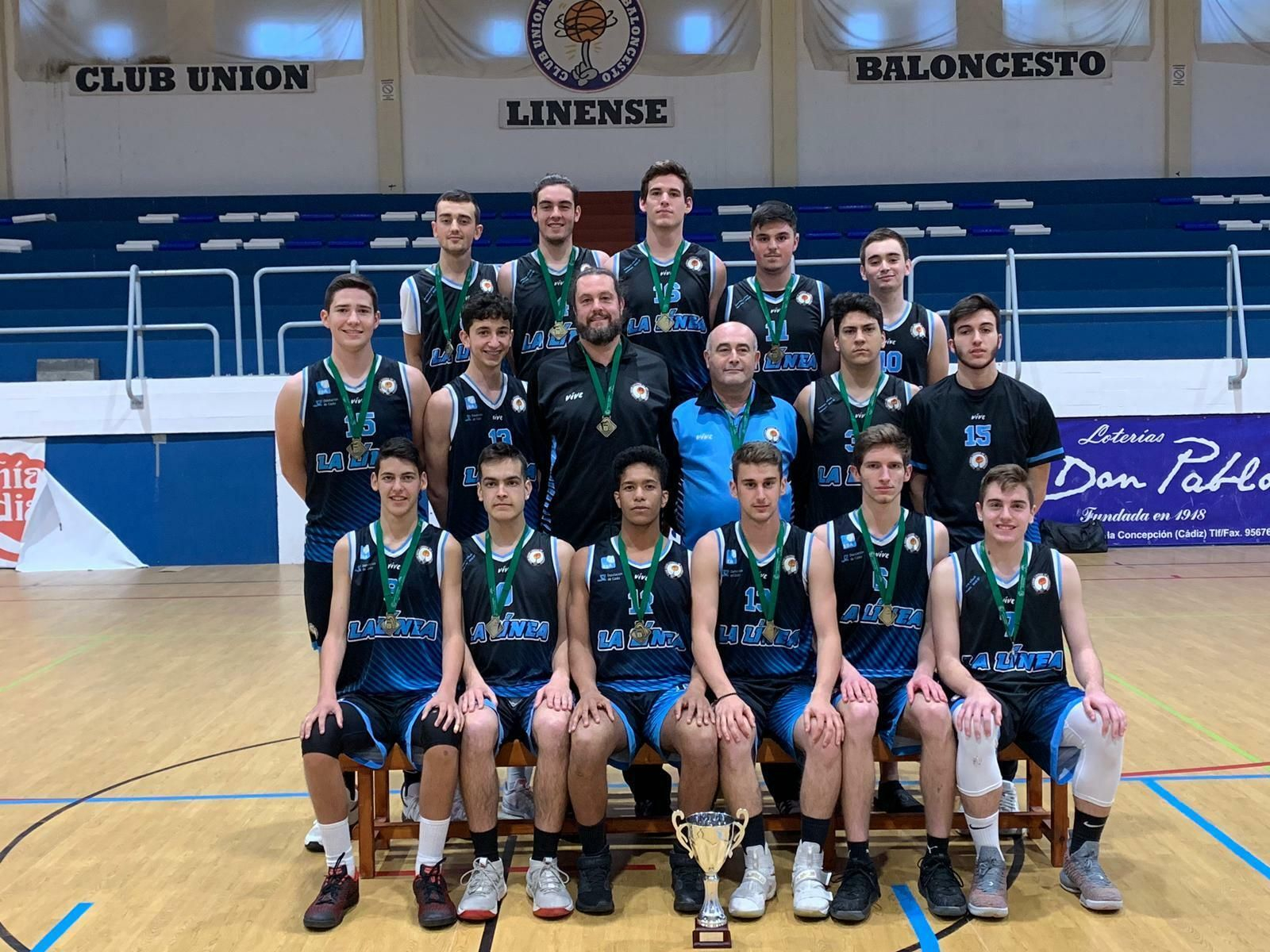 La plantilla del equipo junior masculino de la ULB