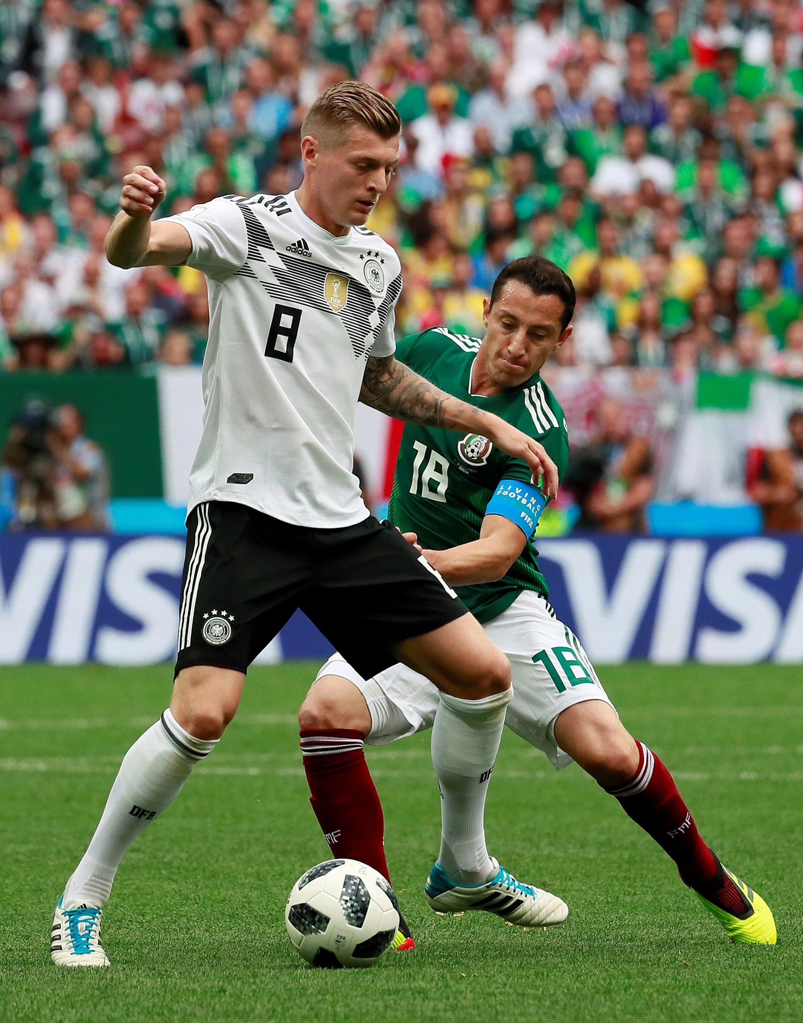 Las imágenes del Alemania-México