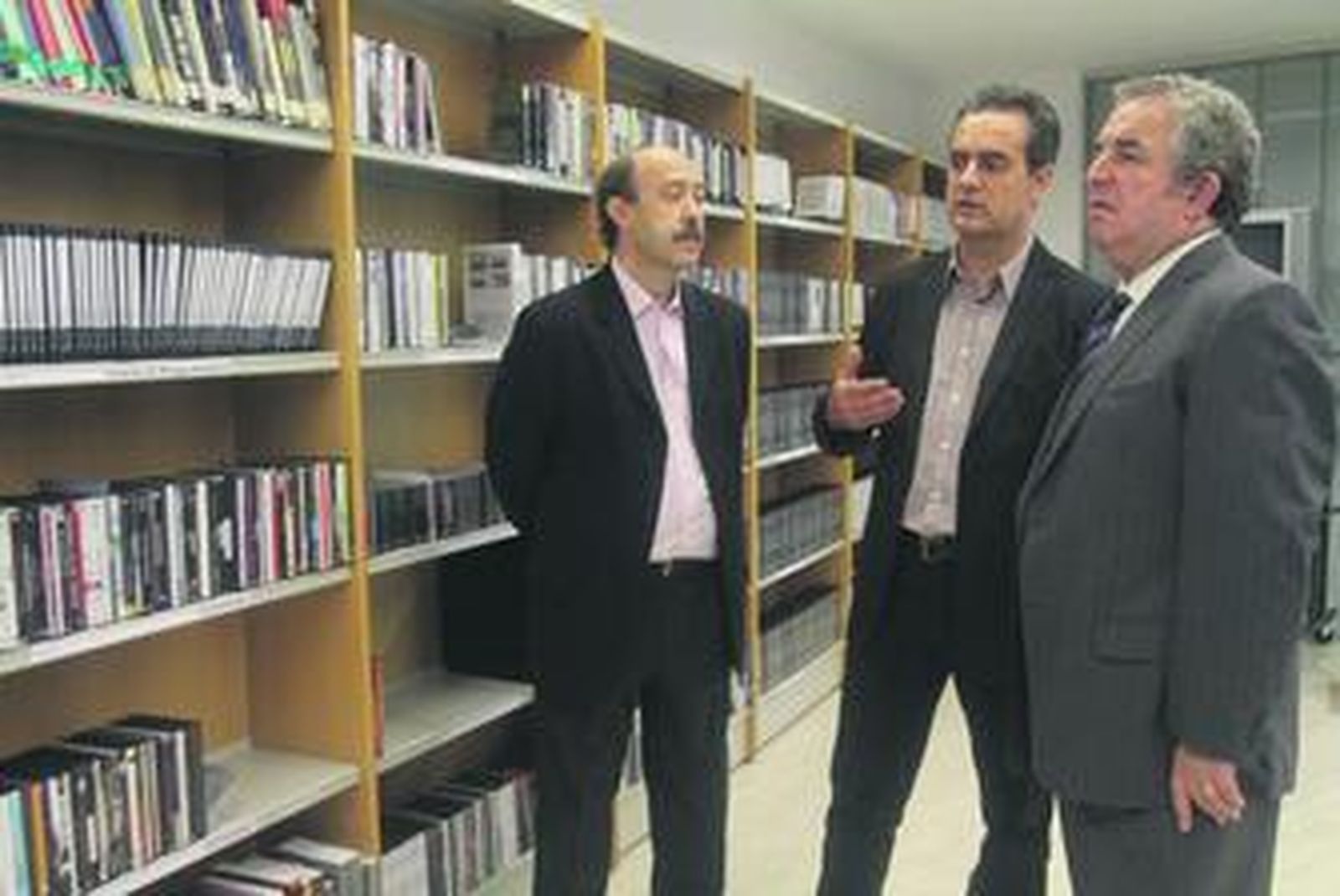 José Enrique Sánchez (izda), Juan Antonio Vigar y Salvador Pendón.