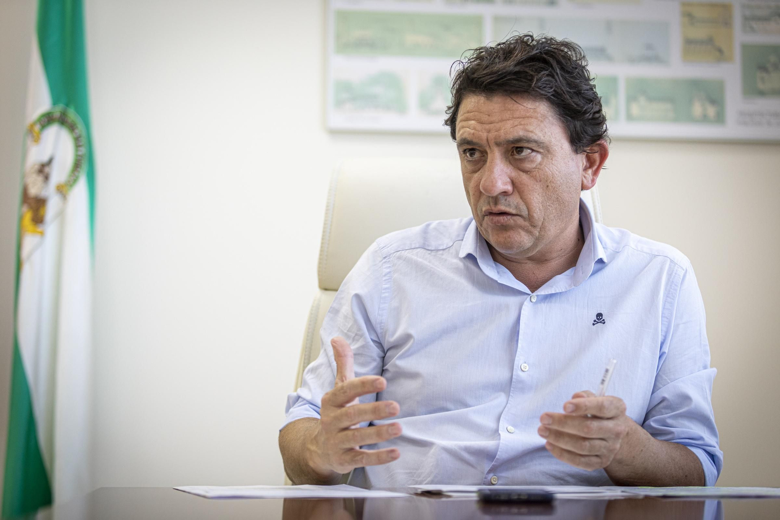 El delegado territorial de Desarrollo Sostenible, durante una entrevista en 2020. El delegado territorial de Desarrollo Sostenible, durante una entrevista en 2020.