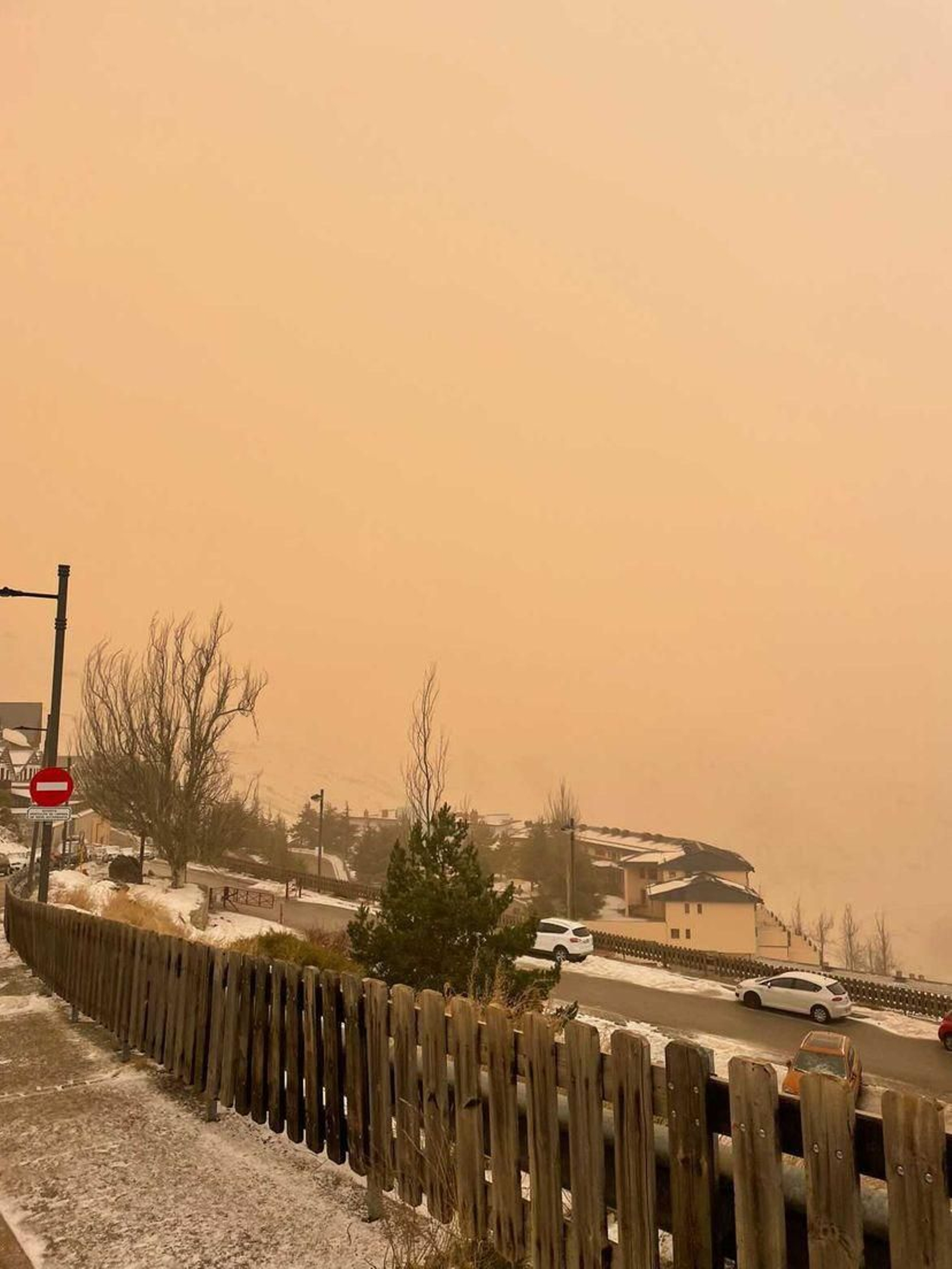 Sierra Nevada, bajo la calima