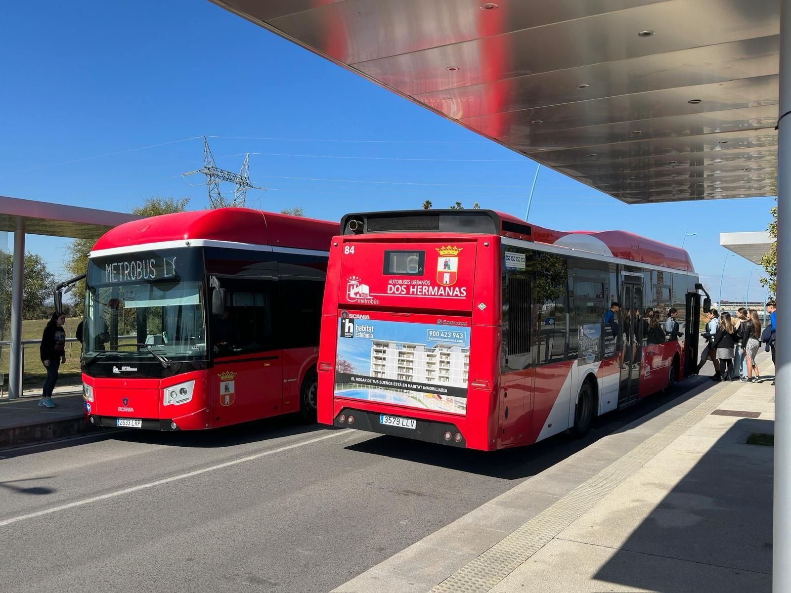 El L6 de Dos Hermanas es una de las formas de llegar a Entrenúcleos